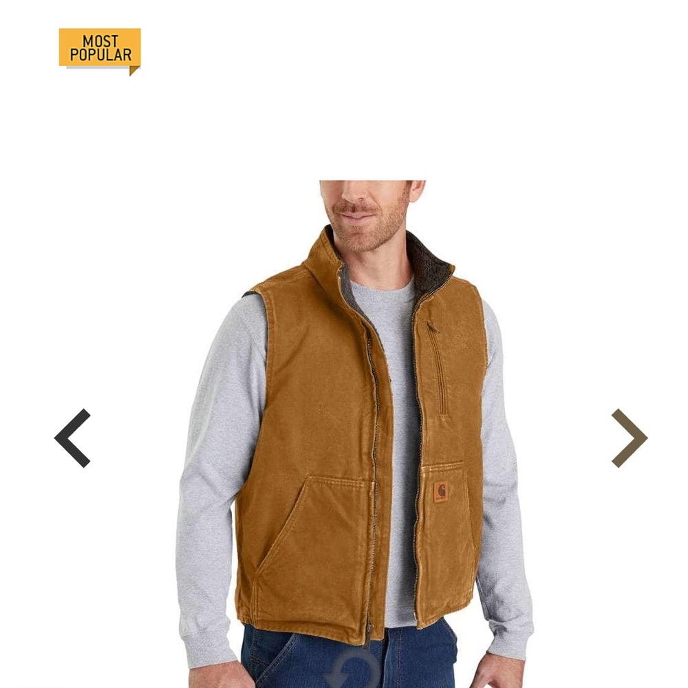 Men's Large Carhartt Vest SOLD ON MERC